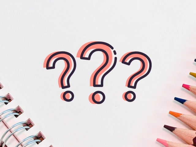 ?マークのイラスト