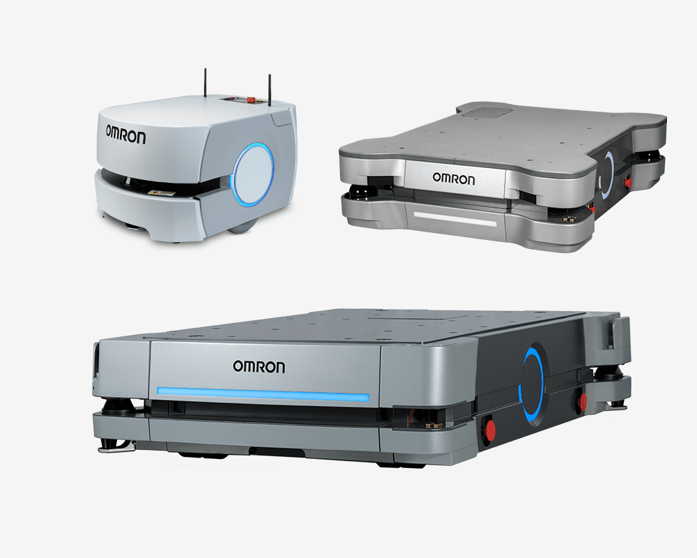 3台のオムロンのAMR