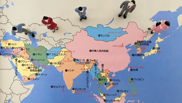 中国の地図