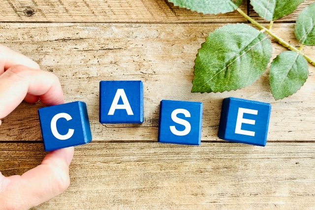 caseのブロック