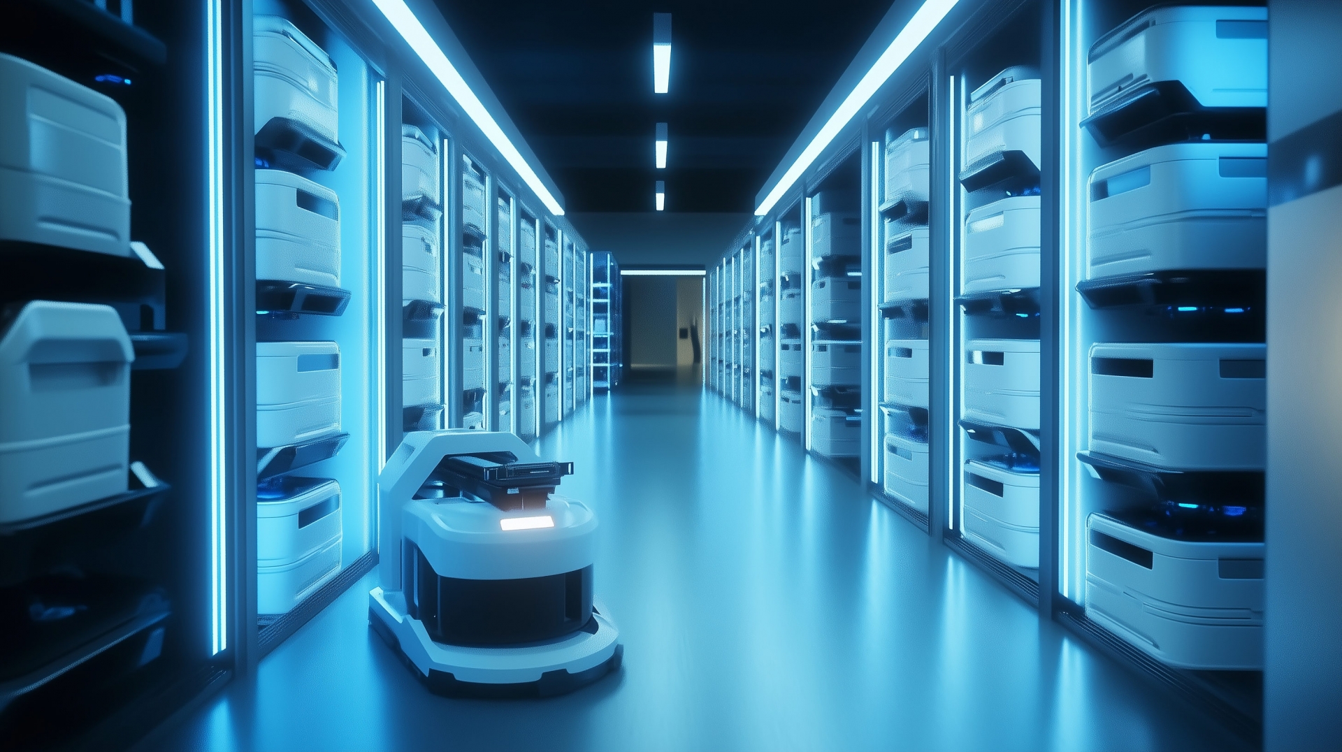 ロボットがいる倉庫